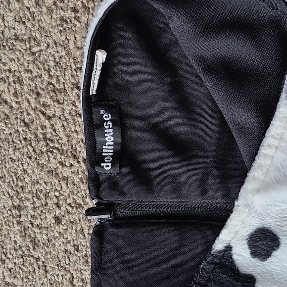 Dollhouse Cow Print Mini Skirt - Picture 2 of 3